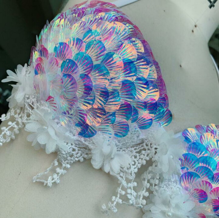 楽天市場】人魚姫 ビキニ 2点セット レディース セパレート 水着 貝殻 