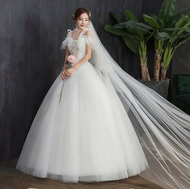 楽天市場】ロングウェディングドレス フォマール ウエディングドレス  