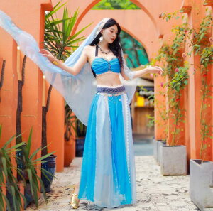 アラビアン 衣装 大人 民族風 ベリーダンス 衣装 セットアップ ジャスミン 舞台衣裳 敦煌古典舞踊衣装 中華 飛天 天女 飄々 ハロウィン プリンセス コスチューム 仮装 コスプレ衣装 ブラジャ