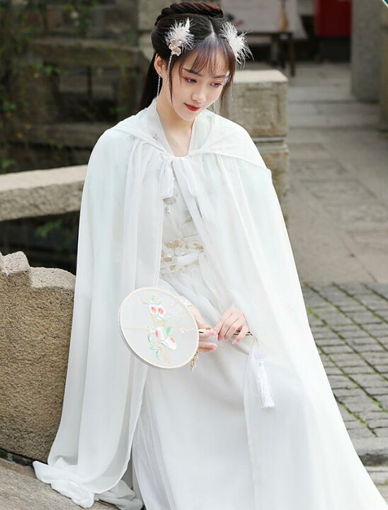 楽天市場】マント 漢服 チャイナドレス用 ロング丈 オーバコート 
