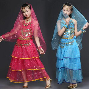 子供 アラビアン 衣装 キッズ ジャスミン ベリーダンス 衣装 女の子 きらきら 民族ダンス 衣装 3点 4点 5点 6点セット キッズ アラジン プリンセス コスチューム 仮装 変装 ハロウィン コスプ