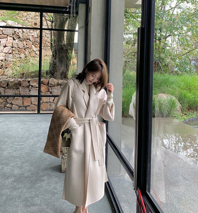 楽天市場】チェスターコート 秋冬服 レディース ロング コート 韓国 