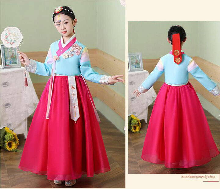 楽天市場】子供ドレス チマチョゴリ キッズ 韓服ドレス 女の子 長袖 