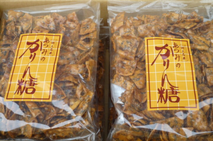 楽天市場】【当店人気商品】にかほ市金浦の郷土銘菓あつみのかりん糖  