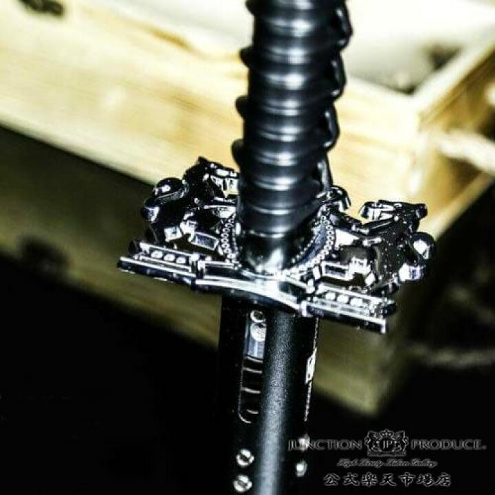 送料込み 刀シフトノブ シフトボタン有り用 本物 ジャンクション 
