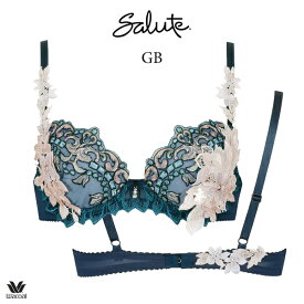 30%OFF ワコール サルート 02G ブラジャー BTJ402 3/4カップワイヤー (P-upタイプ) Cカップ