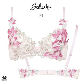 30%OFF ワコール サルート 12G ブラジャー BTJ412 3/4カップワイヤー (P-upタイプ) D・E・Fカップ