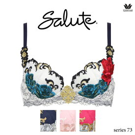 50%OFF ワコール サルート 73G ブラジャー BTJ473 3/4カップワイヤー (P-upタイプ) BCカップ