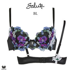 45%OFF ワコール サルート 81G ブラジャー BTJ481 3/4カップワイヤー (P-upタイプ) BCカップ