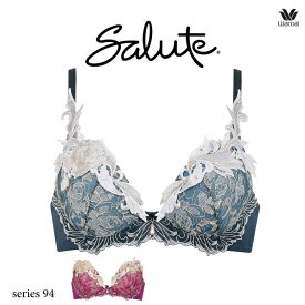 40%OFF ワコール サルート 94G ブラジャー BTJ494 3/4カップワイヤー (VIVA LINEブラ) B・Cカップ