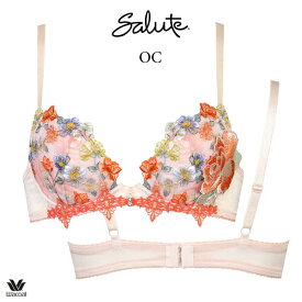 ワコール サルート 60G ブラジャー BTJ760 3/4カップワイヤー (フロントエックスプラスブラ) Gカップ