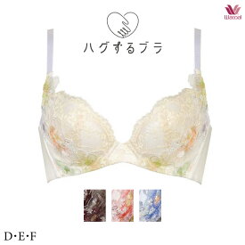 ワコール ハグするブラ ブラジャー BRB498 3/4カップ DEFカップ