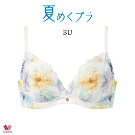 ワコール 夏めくブラ ブラジャー BXB475 3/4カップ D・E・Fカップ