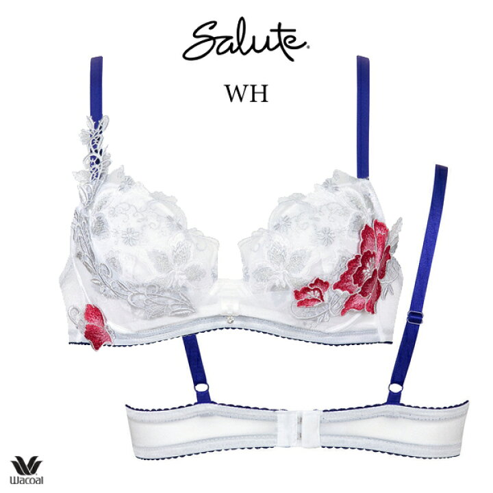 新品】wacoal サルート86 リボンブラショーツ2枚D65M WH 