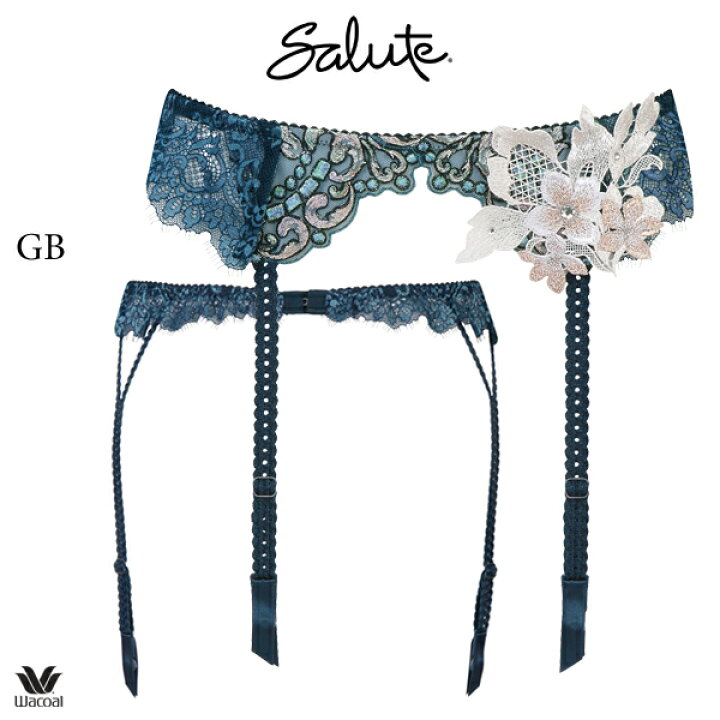 楽天市場】ワコール サルート 02G ガーターベルト GTJ602 M : インナー  