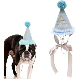【クーポン配布中】　犬 誕生日 【life-like】プレシャスバースデーハット Mサイズ　猫 小型犬 帽子 バースデーグッズ ギフト プレゼント 撮影 イベント インスタ ライフライク