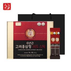 送料無料 6年根高麗紅参精365スティック30包 韓国紅参 高麗人参 紅参スティック 健康 サポニン ジンセノサイド 両親 健康 贈り物 紅蔘精プレミアム 紅参 栄養ドリンクの通販 韓国 プレゼント スタミナ 紅参サプリ / 高麗人参 紅参粉末 韓国 サプリ サポニン
