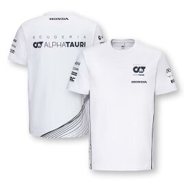 2023 スクーデリア アルファタウリ チーム レプリカ Tシャツ / ホワイト 非公式
