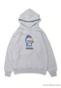 �yMAGICAL MOSH MISFITS�z �}���~I�fm Doraemon �� MxMxM�h��������ƃW���C�A���Ɩ싅�h HOODIE �iGRAY�j�v���I�[�o�[�p�[�J�[