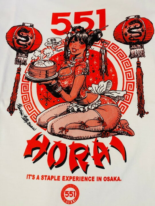 楽天市場】【EROSTIKA】エロスティカ “551 HORAI GIRL” T-SHIRT (WHITE 