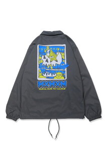 �yMAGICAL MOSH MISFITS�z �}���~TOY MACHINE x MxMxM �gMAGICAL MOSHTOY MACHINE�h COACH JKT (GRAY)�g�C�}�V�[��×�}�W�J�����b�V���~�X�t�B�b�c�R�[�`�W���P�b�g (�O���C)