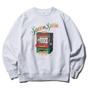 �ySOFTMACHINE�z�\�t�g�}�V�[��SINK OR SWIM SWEAT (A.GRAY) �N���[�l�b�N�X�G�b�g