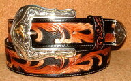 貴重な【MADE IN USA アメリカ製】 【TONY LAMA トニーラマ】 大型 ウェスタン バックル & エンドパーツ …