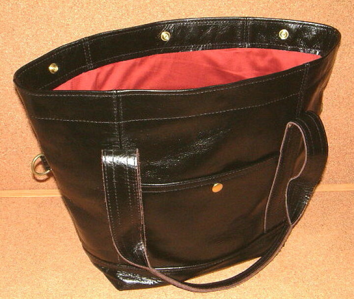 楽天市場】【STANDARD MOTORCYCLE LEATHERS スタンダードレザー】 高級 オールレザー製 肉厚 カウハイド ライダース 大型 トートバッグ 「Lサイズ」 (BLACK/ブラック) 牛革 茶芯黒 バイカー ホットロッド 高橋 made in 奥多摩 本革 レザーバッグ 鞄 バイカーズ 黒 ...