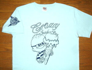 �yPONY EXPRESS �|�j�[�G�N�X�v���X�z���yFULL THROTTLE �t���X���b�g���z �w�r�[�I���X �R�b�g�����n �L�����N�^�[ �f�U�C�� ���� T�V���c ��CRAZY JUNKBOY �hType-2�h�� (�u���[×�l�C�r�[) �� �� �z�b�g