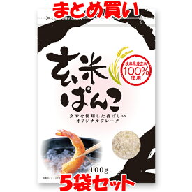 桜井食品 玄米ぱんこ パン粉 100g×5袋セット まとめ買い