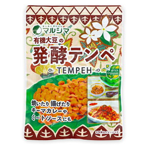 マルシマ 有機大豆の発酵テンペ テンペ オーガニック 100g 訳あり 賞味期限:2026年2月19日