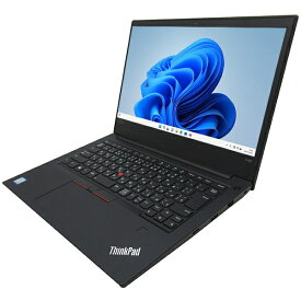 lenovo ThinkPad E490 Windows11 64bit WEBカメラ HDMI Core i5 8265U メモリー8GB 高速SSD128GB 無線LAN A4サイズ フルHD液晶 ノートパソコン【中古】【1週間保証】1751735