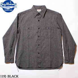 No.BR26082 BUZZ RICKSON'S バズリクソンズCOTTON COVERT WORK SHIRTS