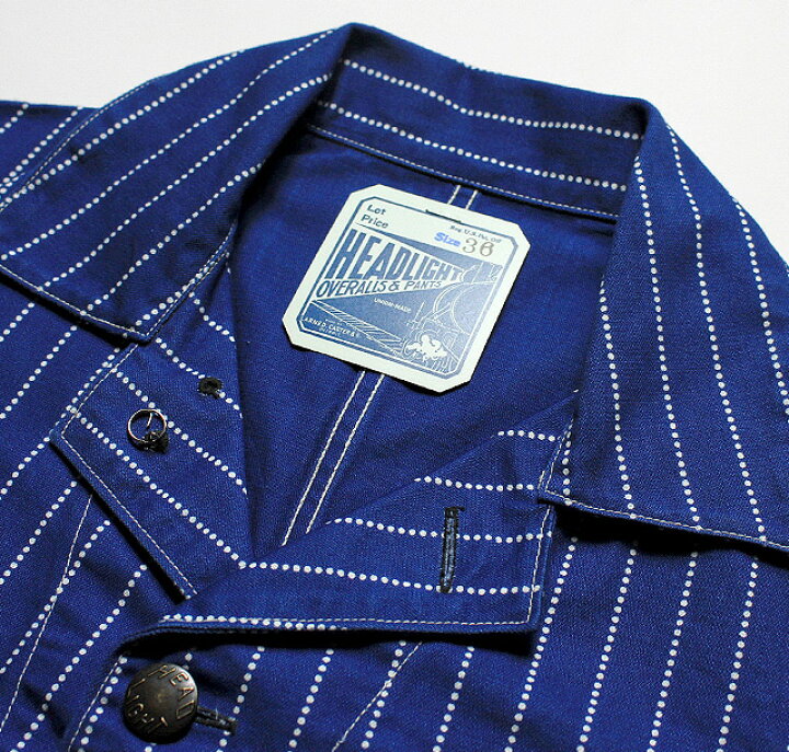 楽天市場】No.HD14384 HEAD LIGHT ヘッドライト9oz. WABASH STRIPEWORK 