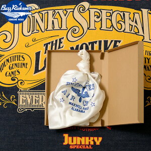 No.BR02731 BUZZ RICKSON'S × JUNKY SPECIALPARACHUTE CLOTH SILK SCARF�hU.S. AIR CORPS�h