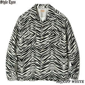 No.SE29381 STYLE EYES スタイルアイズCORDUROY SPORTS SHIRT“ZEBRA”