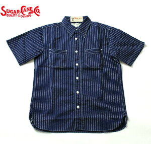 No.SC36267 SUGAR CANEVK[P[FICTION ROMANCE8.5oz. WABASH STRIPE WORK SHIRT