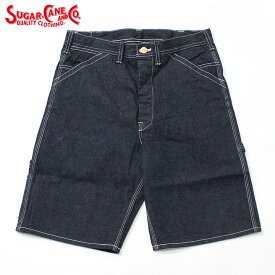 No.SC51841 SUGAR CANE シュガーケーン11oz. BLUE DENIM WORK SHORTS