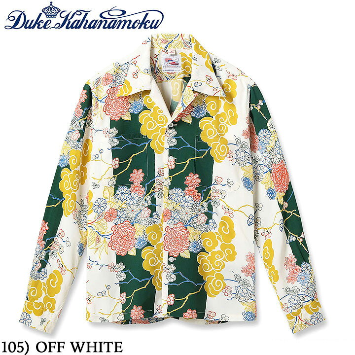 楽天市場】No.DK29443 DUKE KAHANAMOKU デューク・カハナモクL/S RAYON 