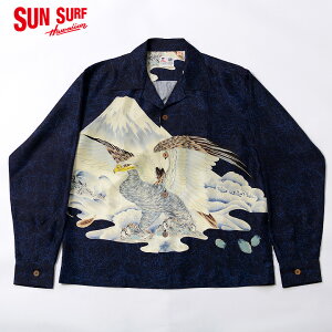 No.SS38850MGLS SUN SURF × LEILANISPECIAL LIMITED EDITION�gEAGLE & Mt. FUJI�h LONG SLEEVE
