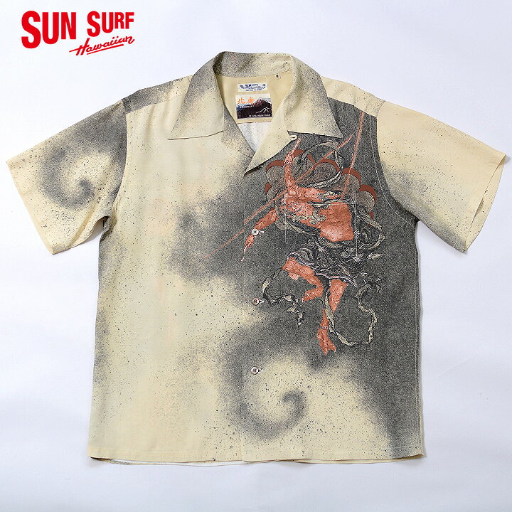 楽天市場】No.SS38935 SUN SURF × 葛飾北斎 SPECIAL EDITION“雷神図  