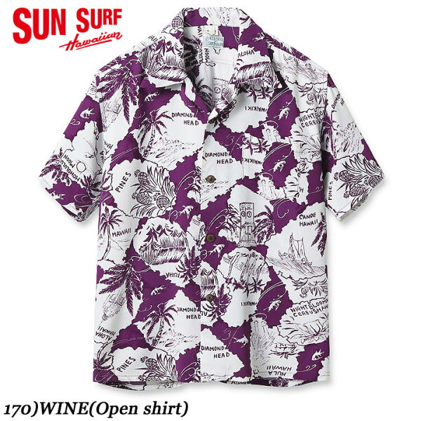 No.SS39276 SUN SURF サンサーフ SPECIAL EDITION “MEMORY IN HAWAII” (OPEN SHIRT)