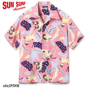 No.SS39423 SUN SURF �T���T�[�tS/S RAYON HAWAIIAN SHIRT�gSHELL GINGER�h