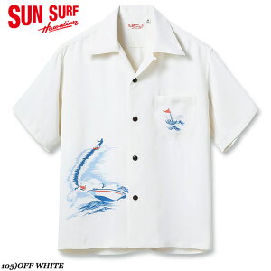No.SS39630 SUN SURF �T���T�[�tS/S RAYON HAWAIIAN SHIRT�gWATER SKIING�h
