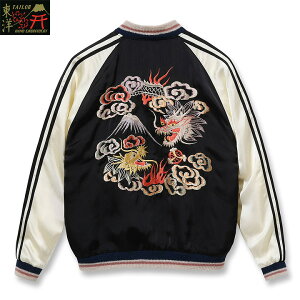 No.TT15531 TAILOR TOYO�@�e�[���[�g�[���[SOUVENIR JACKETSPECIAL EDITION�gDUELLING DRAGONS�h × �gJAPAN MAP (HAND PRINT)�h