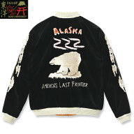 No.TT15792 TAILOR TOYO　テーラートーヨーVELVETEEN SOUVENIR JACKET“POLAR BEAR” × “ALASKA MAP”