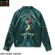 No.TT15798 TAILOR TOYO テーラートーヨーSatin Vietnam Jacket“VIET-NAM MAP”