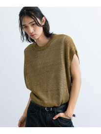 【SALE／80%OFF】ヘザーメッシュルーズベスト JUNRED ジュン スタンダード ピックス トップス ベスト・ジレ グリーン グレー ブラウン【RBA_E】[Rakuten Fashion]
