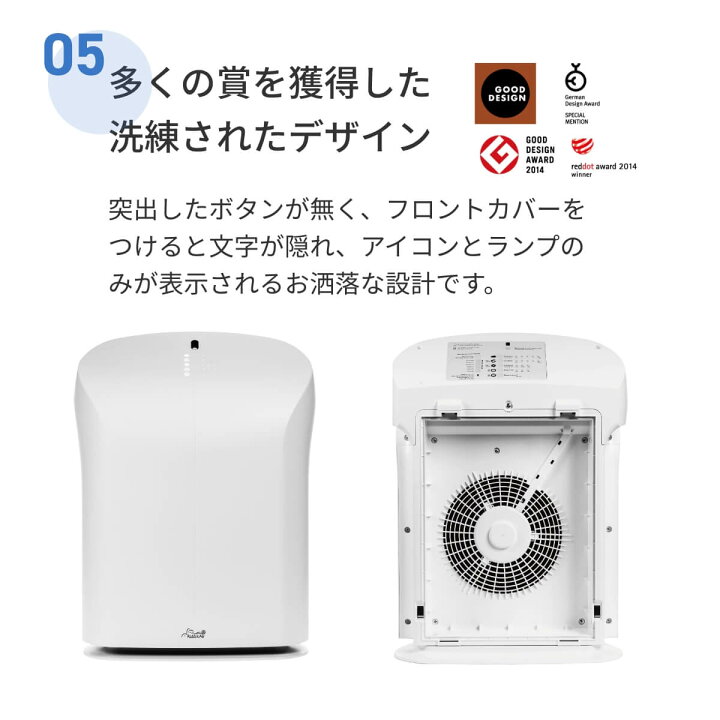 楽天市場】【エコ で 静音稼働 なのにパワフルな空気清浄機】rabbit 