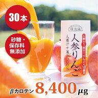 にんじんジュース りんご果汁入り 人参ジュース 100％ 砂糖 無添加 順造選 元気一杯 人参りんご100％ 195…